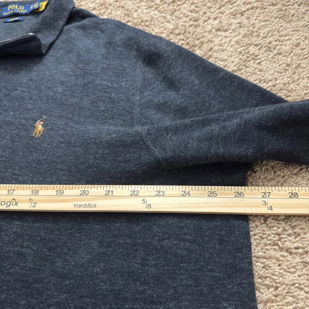 Polo‎ Ralph Lauren Preppy Estate-Rib Quarter-Zip Pullover Sweater XL HH13